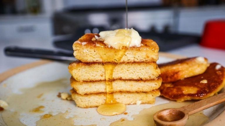 Honey Butter Pancakes