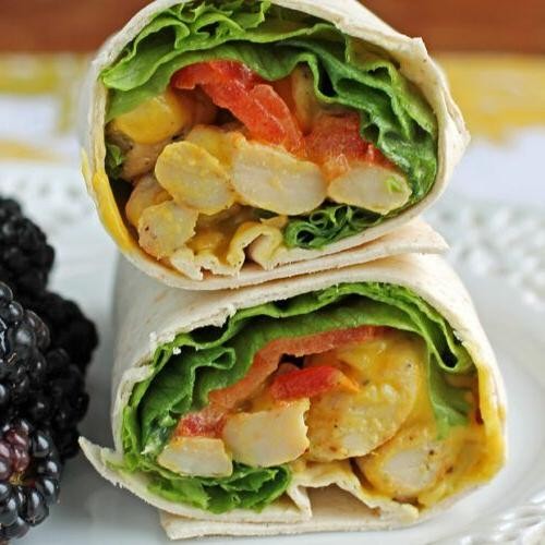 Honey Mustard Grilled Chicken Wraps