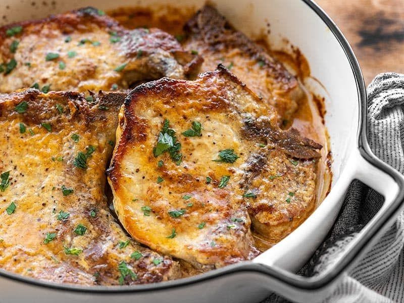 Honey Mustard Oven Baked Pork Chops