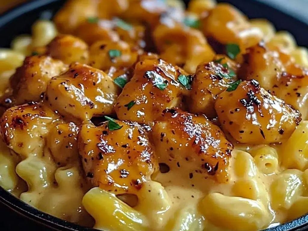 Hot Honey Chicken Mac and Cheese