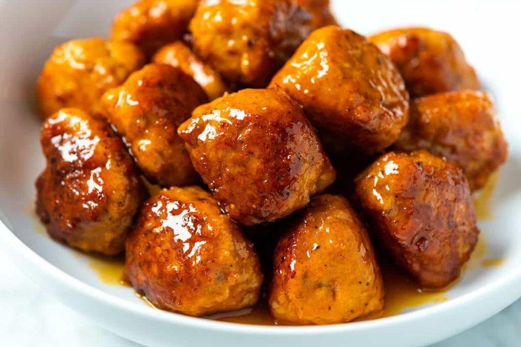 Hot Honey Chicken Meatballs