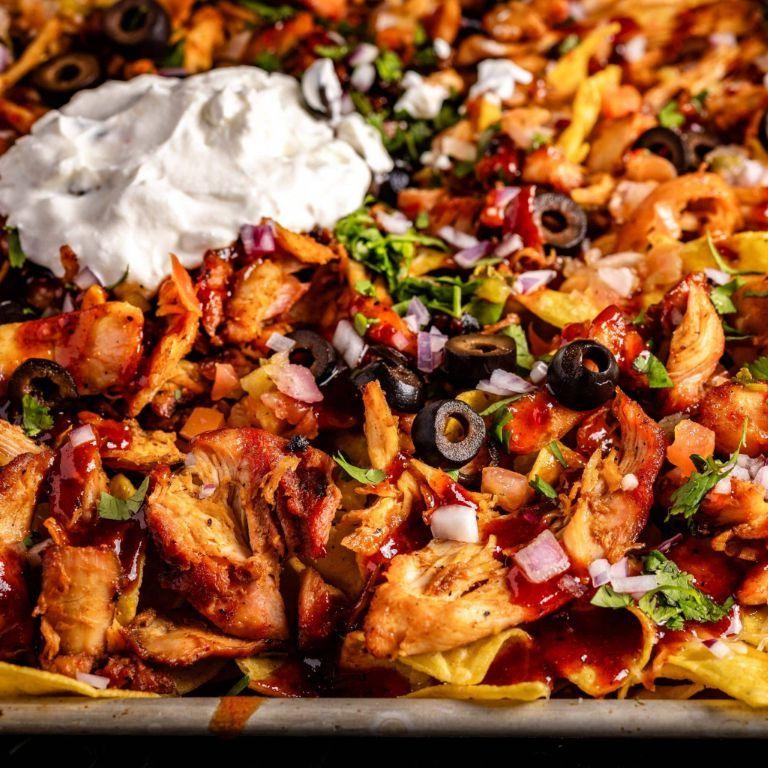 Hot Honey Chicken Nachos