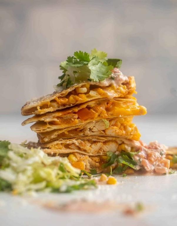 Hot Honey Chicken Quesadillas