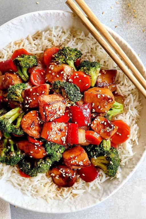 Hot Honey Chicken Stir Fry