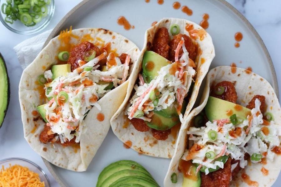 Hot Honey Chicken Tacos