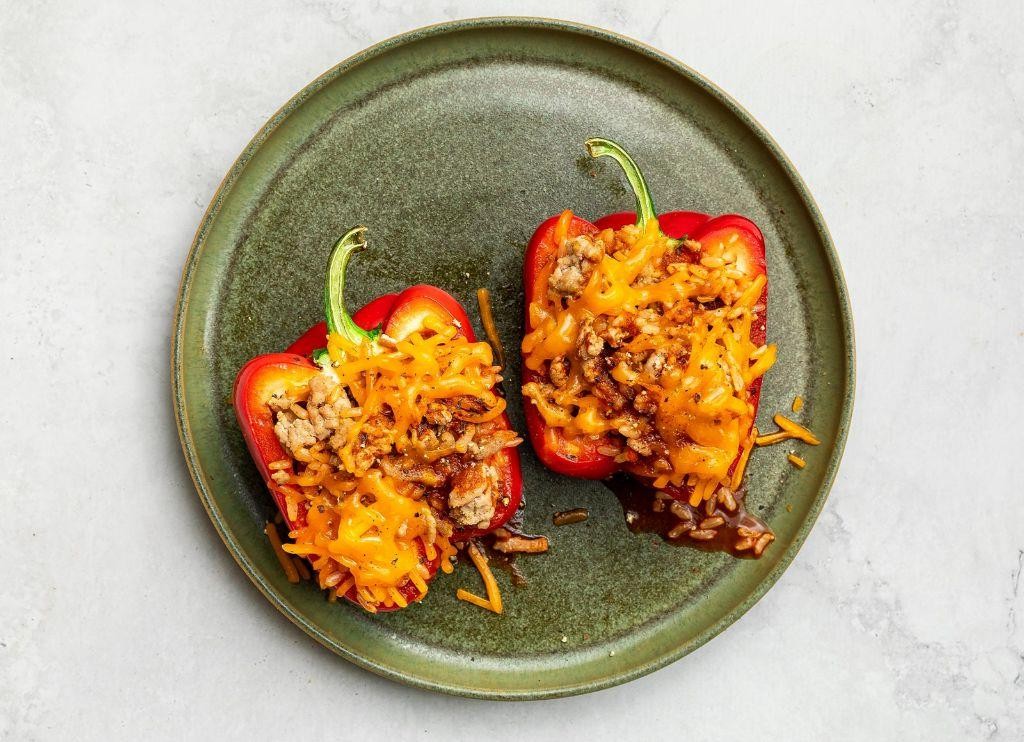 Hungryroot Spicy Turkey Stuffed Peppers
