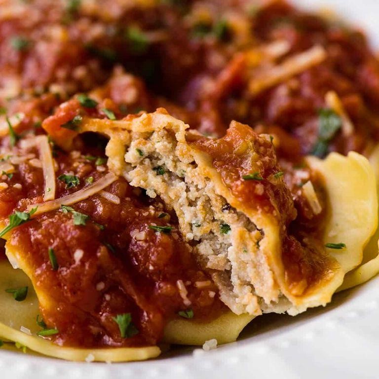 Italian Sausage and Ground Beef Ravioli Filling