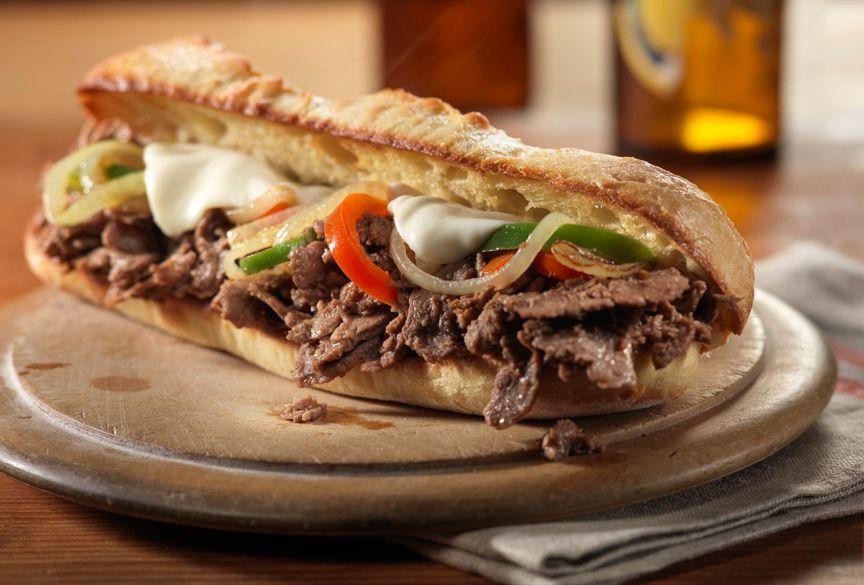 Italian Style Shaved Beef Sandwich