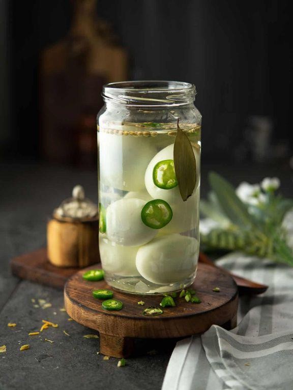 Jalapeno Lime Pickled Eggs