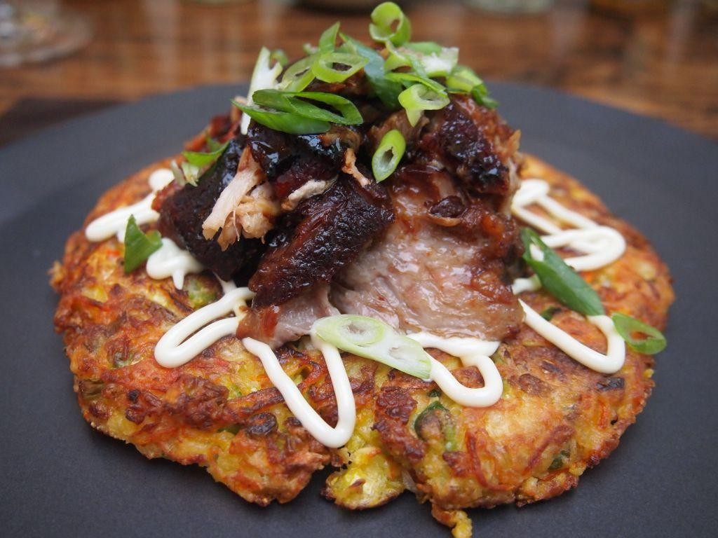 Japanese Pork Belly Pancakes