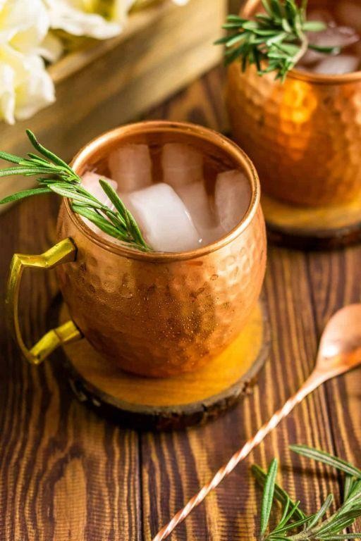 Kentucky Mule with Rosemary Infusion
