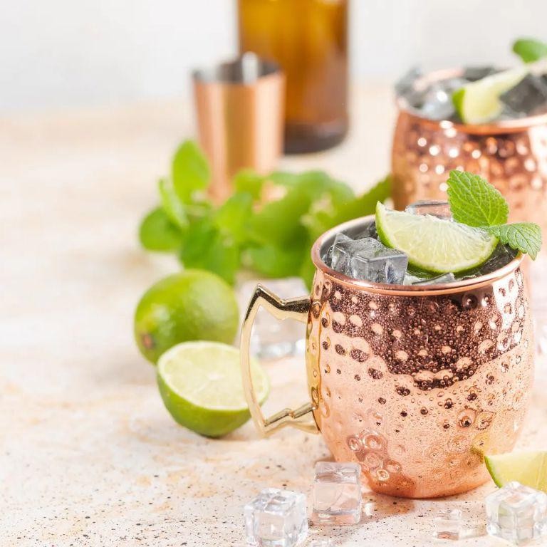 Kentucky Mule with a Hint of Lavender