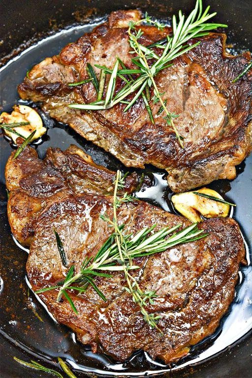 Keto Beef Ribeye with Herb Butter