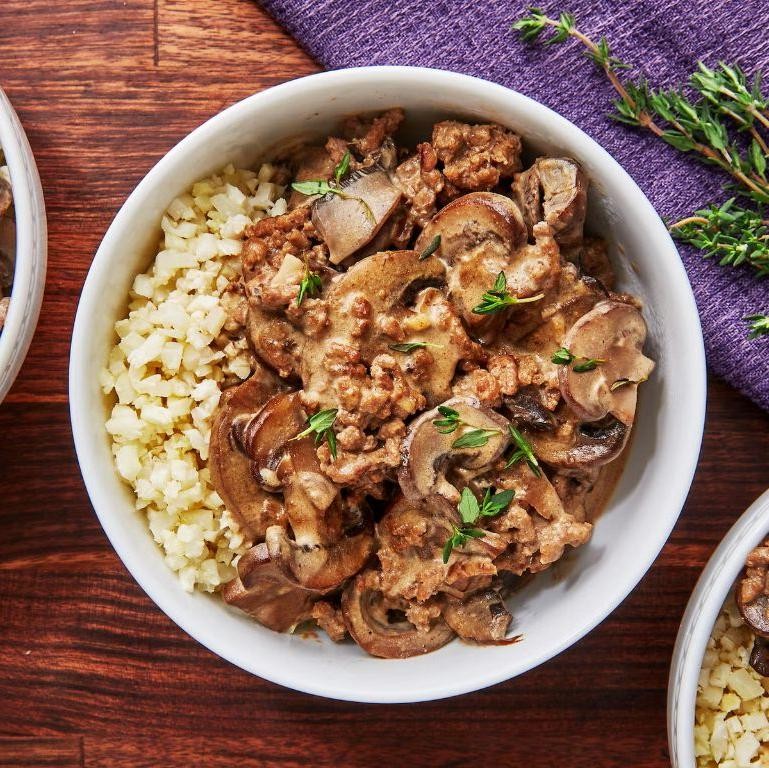 Keto Beef Stroganoff