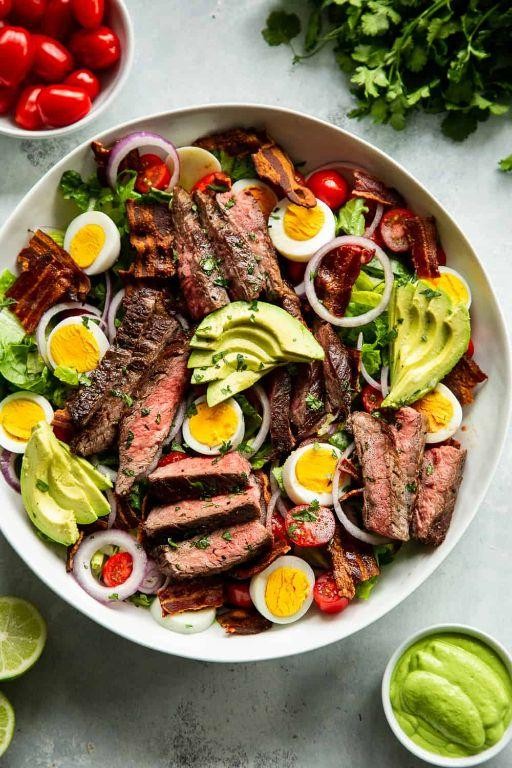 Keto Beef and Avocado Salad