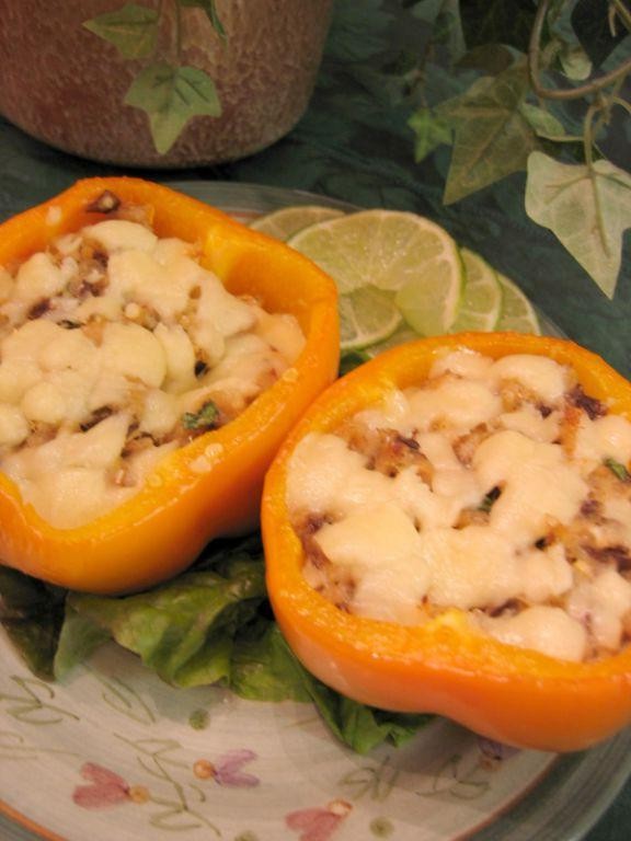 Keto Crab Stuffed Peppers