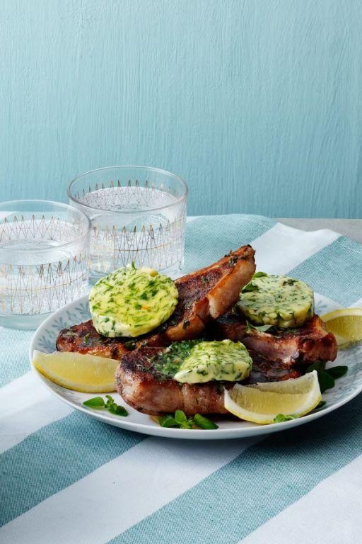 Keto Lamb Chops with Herb Butter