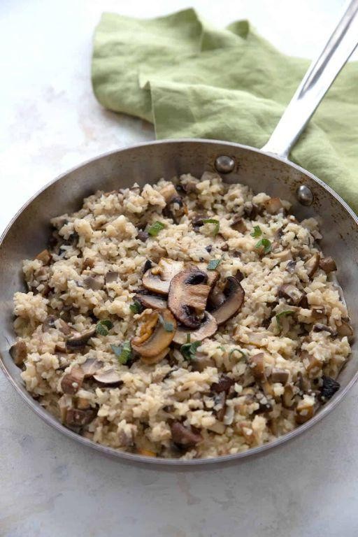 Keto Mushroom Risotto