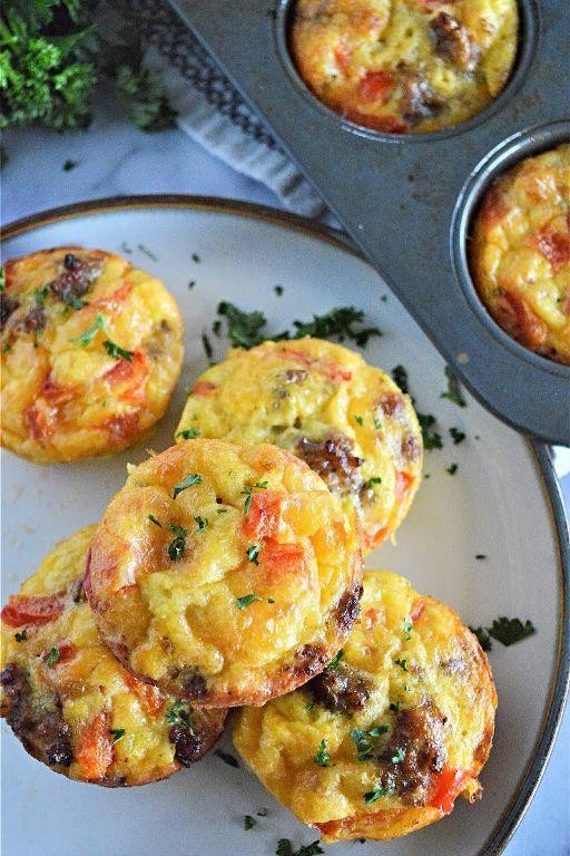 Keto Sausage Breakfast Muffins