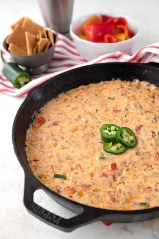 Keto Sausage and Cream Cheese Dip