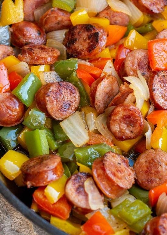 Keto Sausage and Peppers