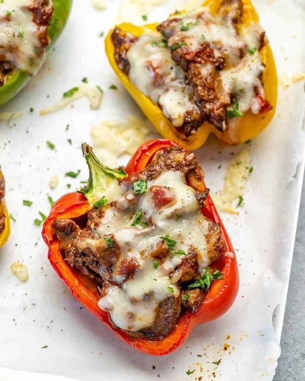 Keto Taco Stuffed Peppers