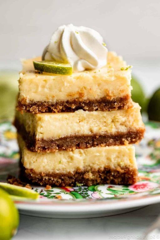 Key Lime Pie Bars with Graham Cracker Crust