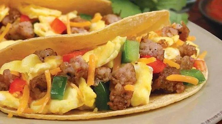 Kielbasa Breakfast Tacos