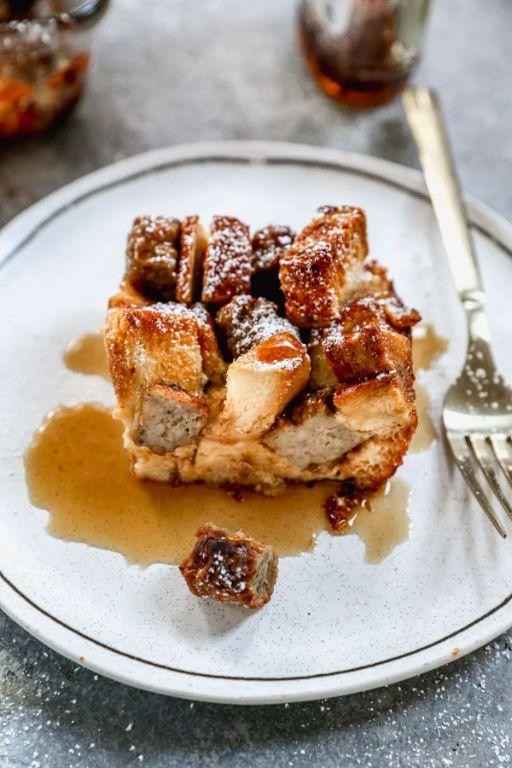 Kielbasa French Toast Casserole