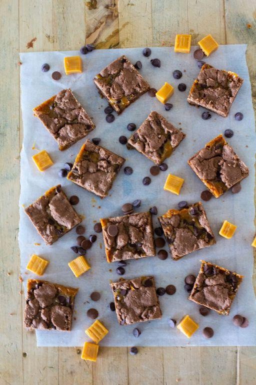Kraft Caramel Bits Brownies