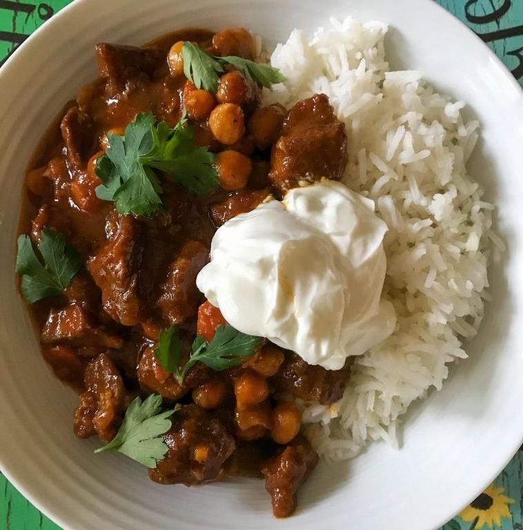 Lamb and Chickpea Coconut Curry