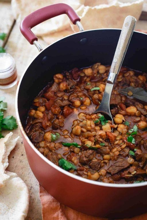 Lamb and Lentil Stew with Warm Spices