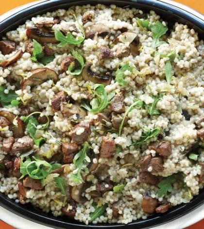 Lamb and Mushroom Risotto