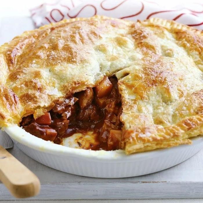 Lamb and Potato Pie with Flaky Pastry