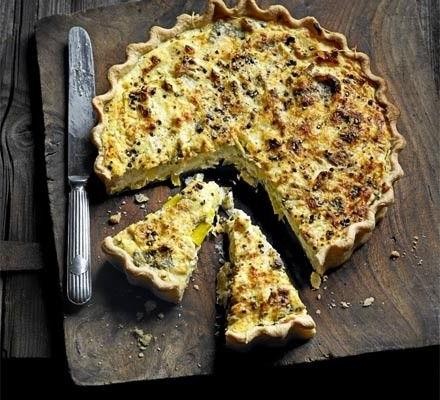 Leek and Ricotta Quiche