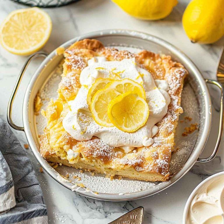 Lemon Basil Dump Cake