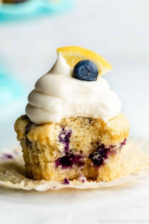 Lemon Blueberry Cupcakes