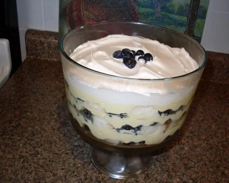 Lemon Blueberry Sugar Free Pudding