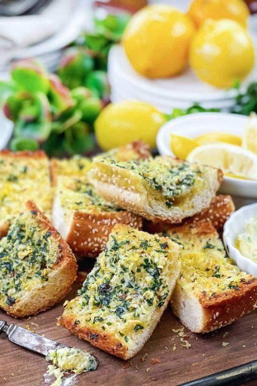 Lemon Butter Garlic Bread