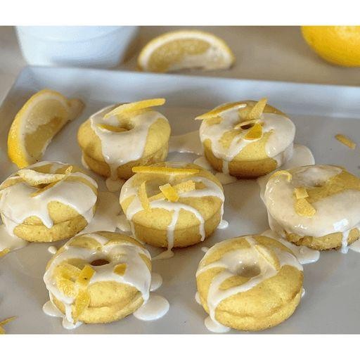 Lemon Cake Mix Donuts