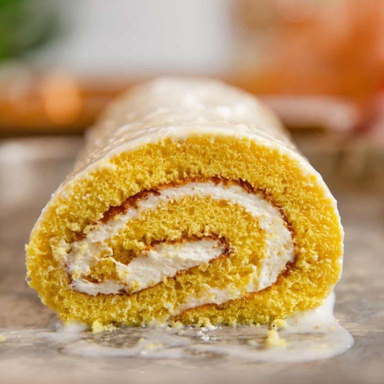 Lemon Cake Mix Roll