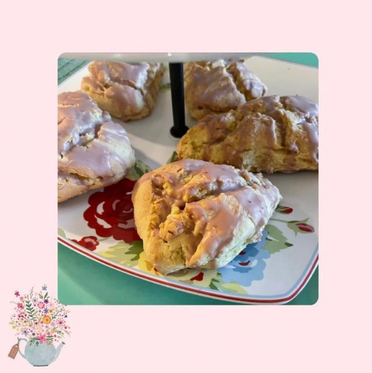 Lemon Cake Mix Scones