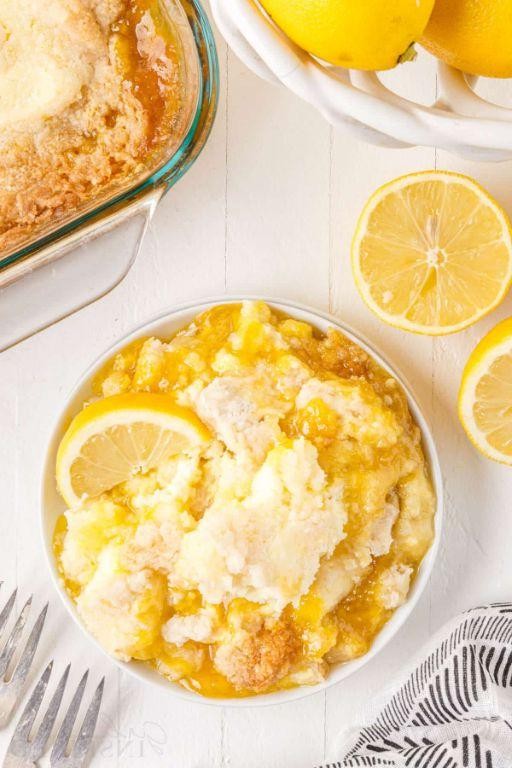 Lemon Chiffon Dump Cake