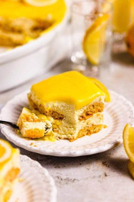 Lemon Cookie Tiramisu