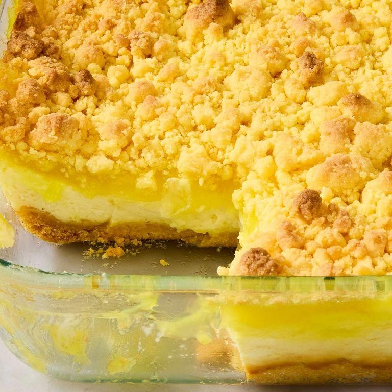 Lemon Cream Cheese Dump Cake