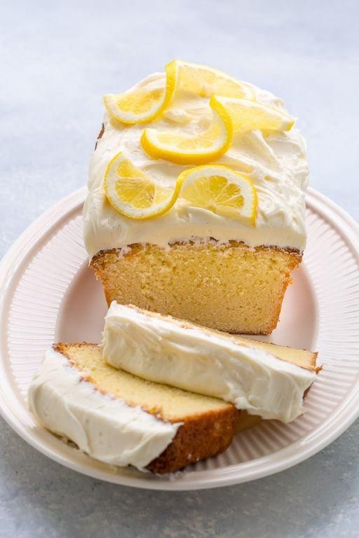 Lemon Drizzle Cake with Cream Cheese Frosting