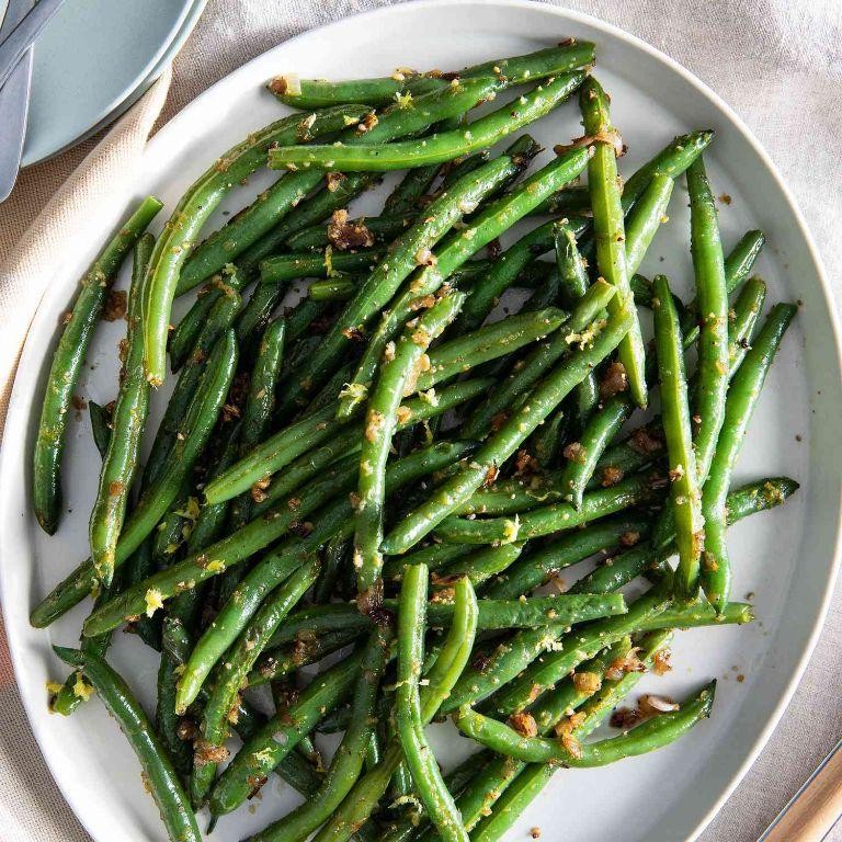 Lemon Garlic Green Beans