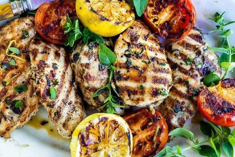 Lemon Herb Grilled Chicken Breasts