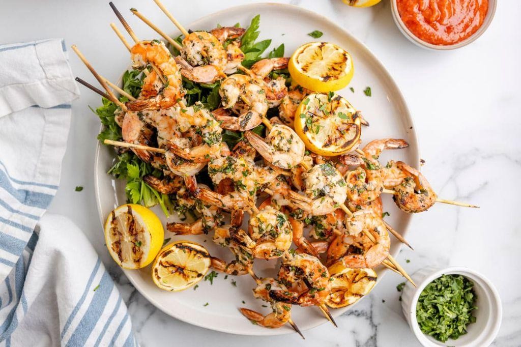 Lemon Herb Grilled Shrimp