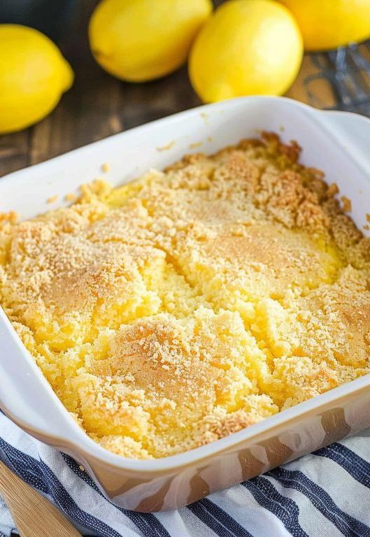 Lemon Honey Dump Cake